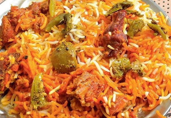 Avakaya Chicken Fry Biryani