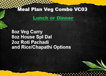 Meal Plan Veg Combo VC03